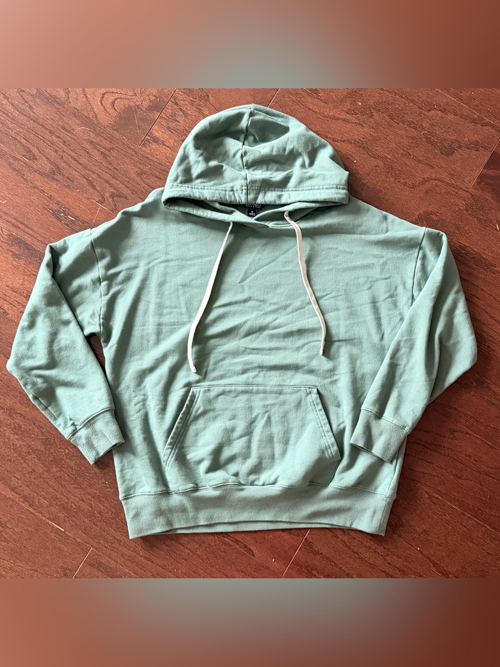 Buffalo David Bitton Sage Green Pullover Hoodie Size Medium Soft Fleece Lined